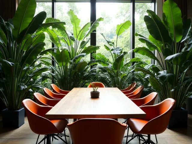 Der Jungle Corner Meeting Bereich bei Canopy Brews